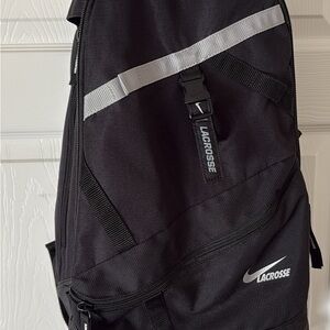 Nike Lacrosse Black Athletic Backpack